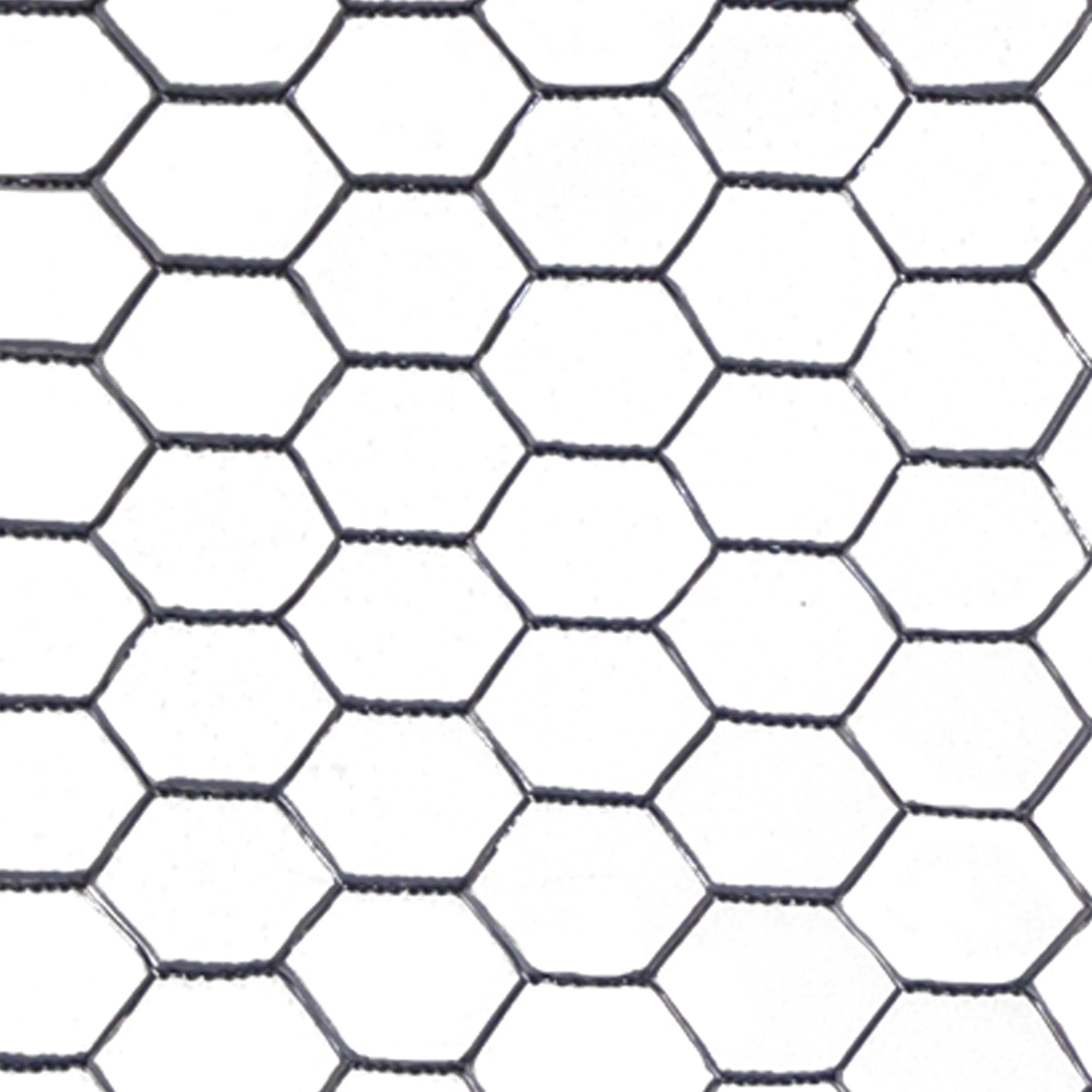Acorn International 25ft x 4ft Galvanized Chicken Wire Fencing - 20 Gauge