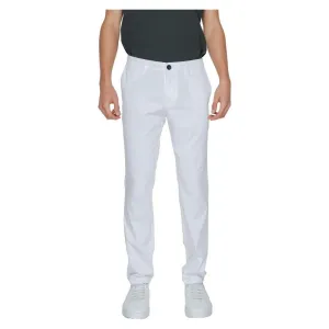 Armani Exchange White Cotton Jeans & Pant