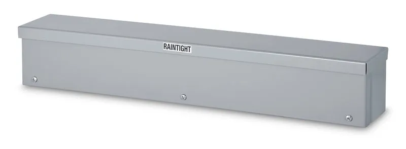 Austin AB-121272RT 12x12x72 Type 3R Raintight Trough - Galvanized