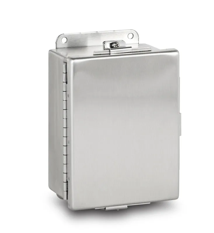 Austin AB-16146JHFX 16x14x6 Type 4X JIC Continuous Hinge Box - 304 S.S.