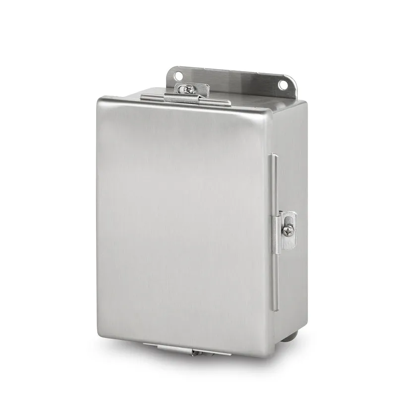 Austin AB-16146JHFX 16x14x6 Type 4X JIC Continuous Hinge Box - 304 S.S.