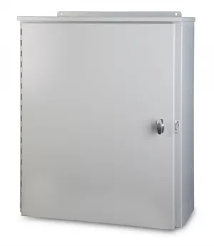 Austin AB-36368WL 36x36x8 Type 3R Large Weatherproof Hingecover Cabinet, Painted ANSI 61 Gray
