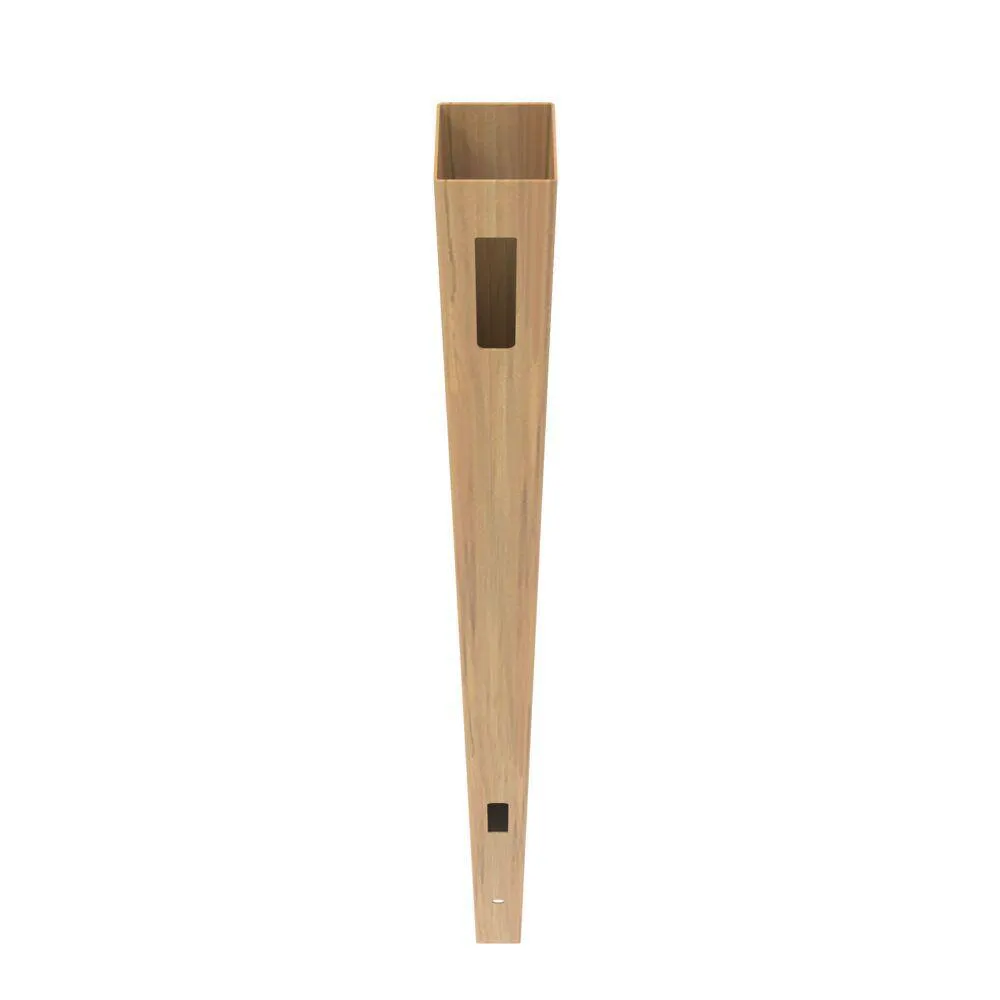 Barrette Outdoor Living Cypress Vinyl Corner Fence Post - 5" x 5" x 108"
