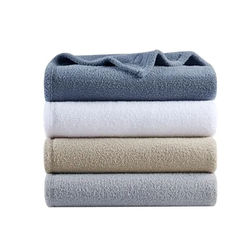 Beautyrest Fuzzy Knit Blanket Dream Soft Blanket Cozy Breathable Cover Luxrurious Feathersoft Feel, All Seasons Lightweight Bedding for Summer Cover for Bed, Couch & Sofa, Twin, Grey