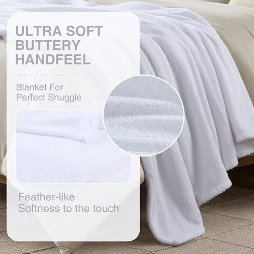 Beautyrest Fuzzy Knit Blanket Dream Soft Blanket Cozy Breathable Cover Luxrurious Feathersoft Feel, All Seasons Lightweight Bedding for Summer Cover for Bed, Couch & Sofa, Twin, Grey