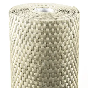 Beige Polyrattan Screening