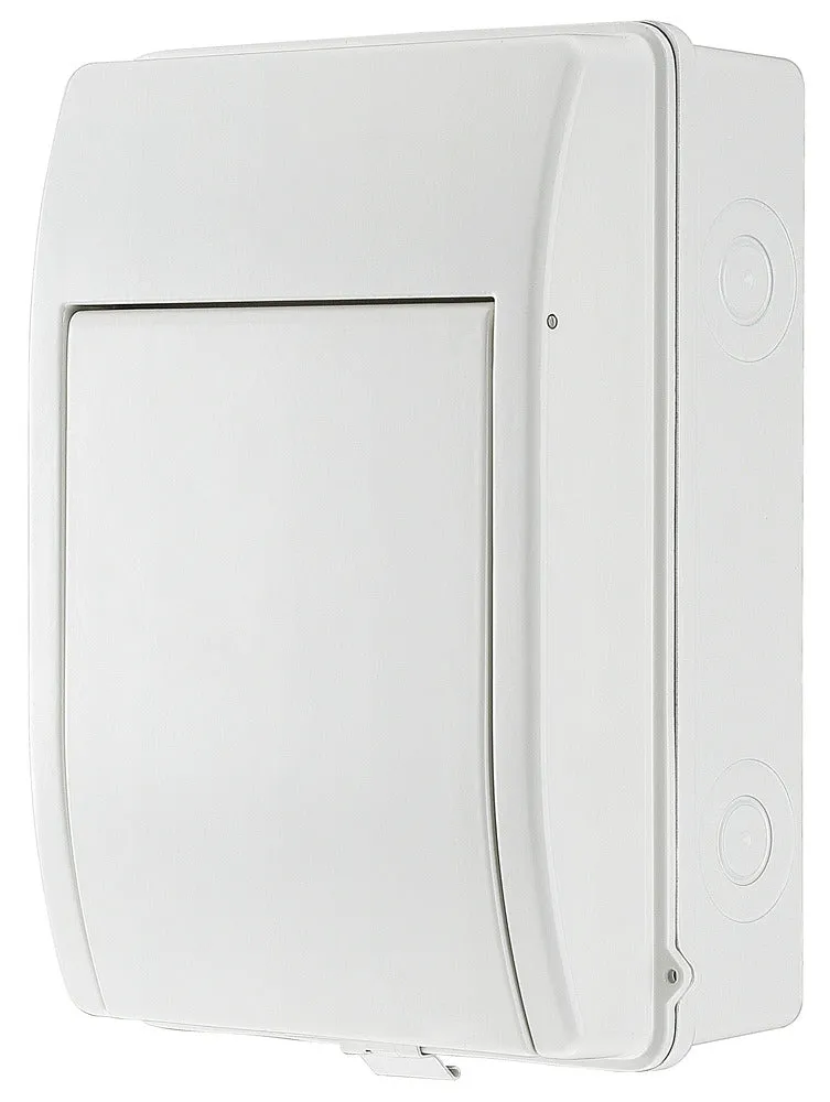 BG CFSHOW1A Metal Shower Kit - IP65 Metal Enclosure, 63A Type A 30mA RCD, 50A MCB