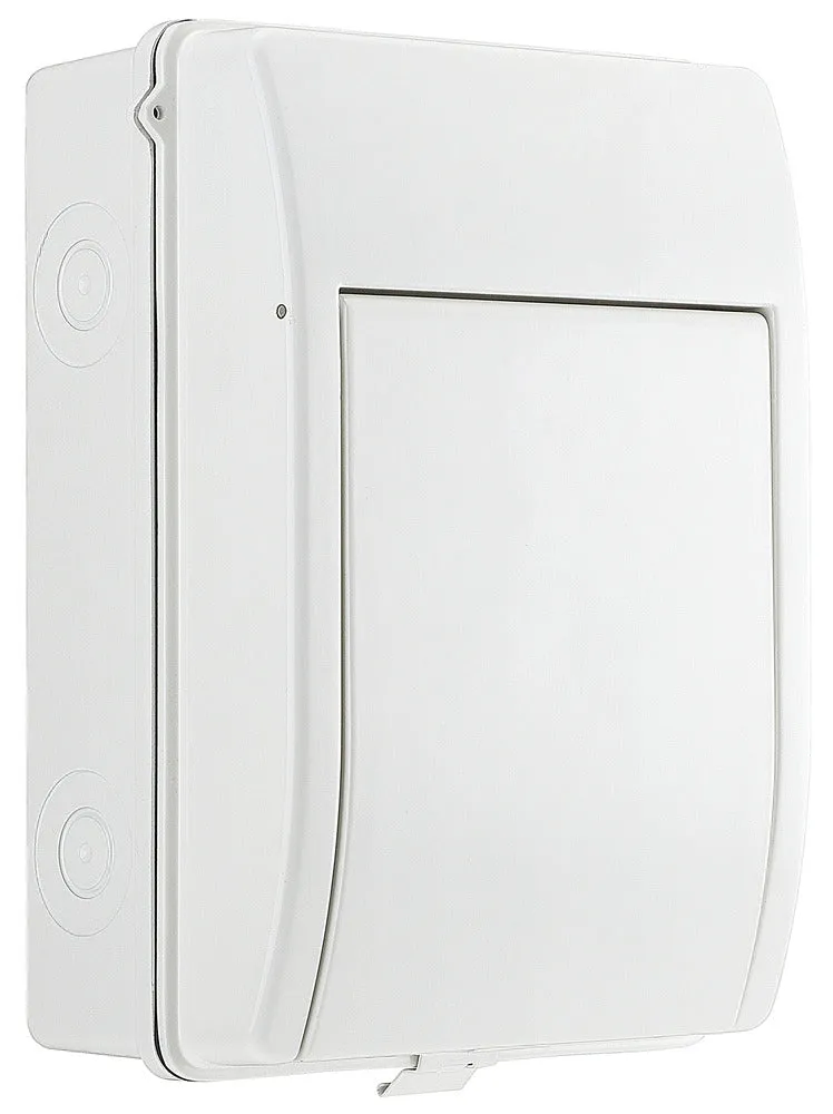 BG CFSHOW1A Metal Shower Kit - IP65 Metal Enclosure, 63A Type A 30mA RCD, 50A MCB