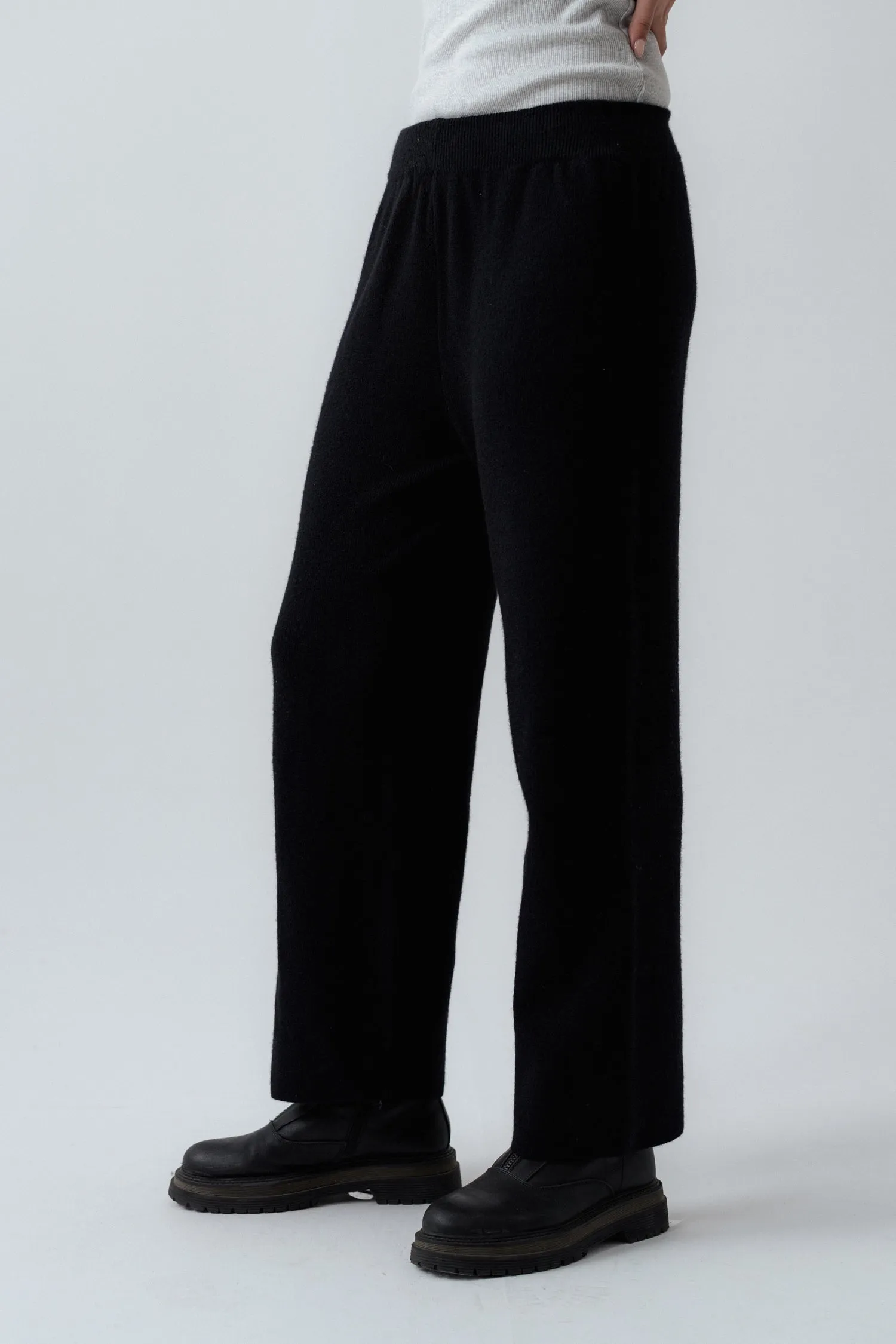 Black Straight Fit Trouser