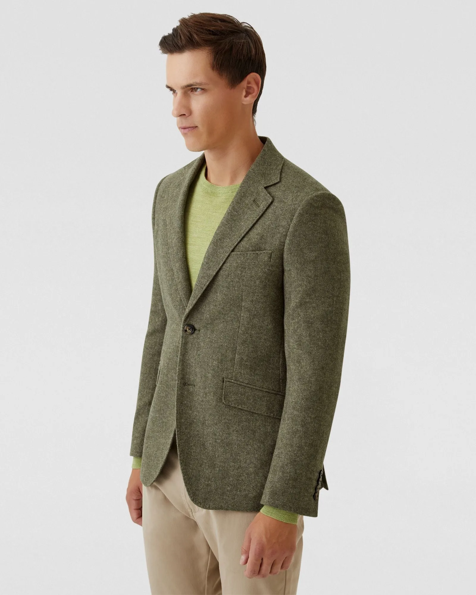 Blake Wool Herringbone Blazer