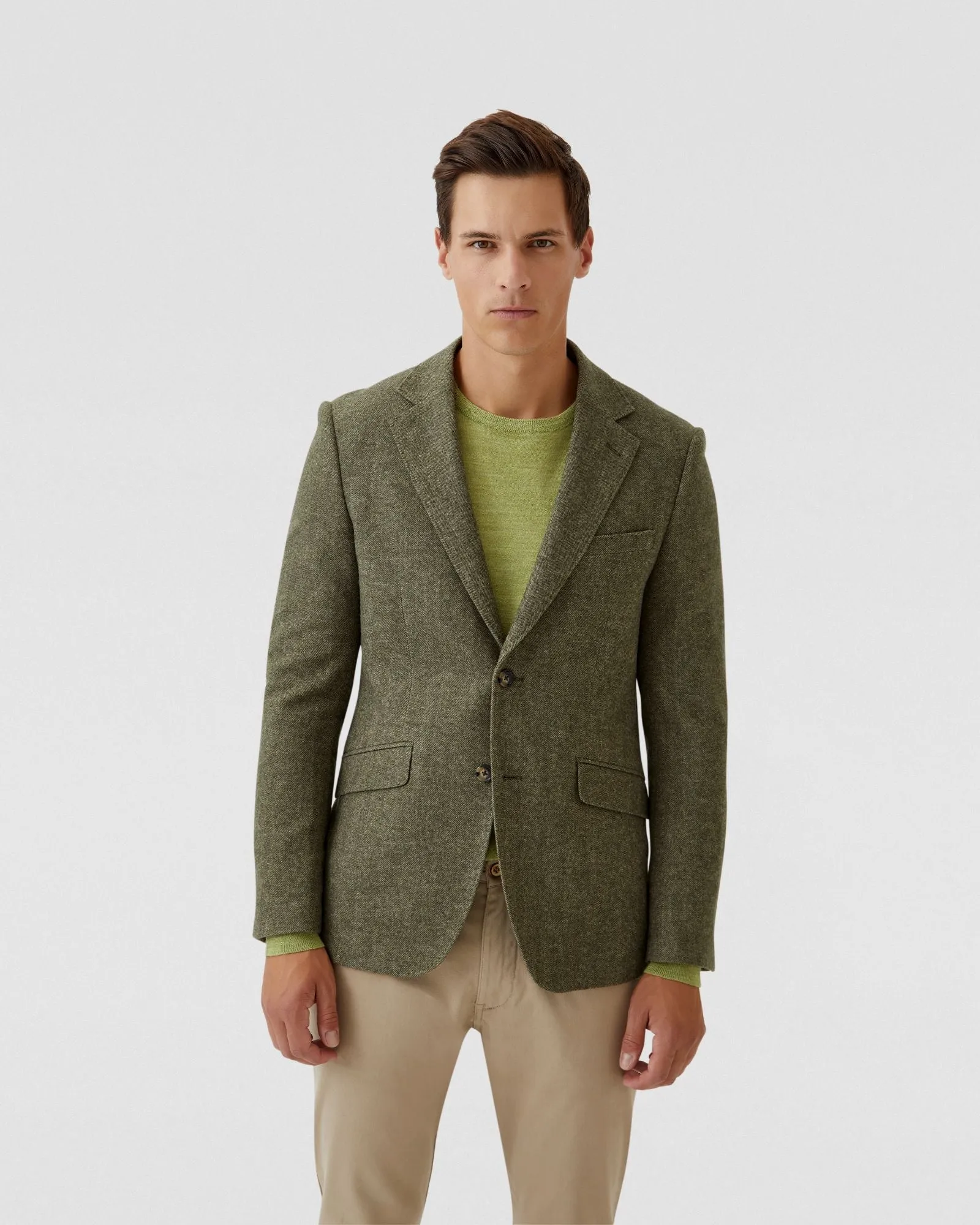 Blake Wool Herringbone Blazer