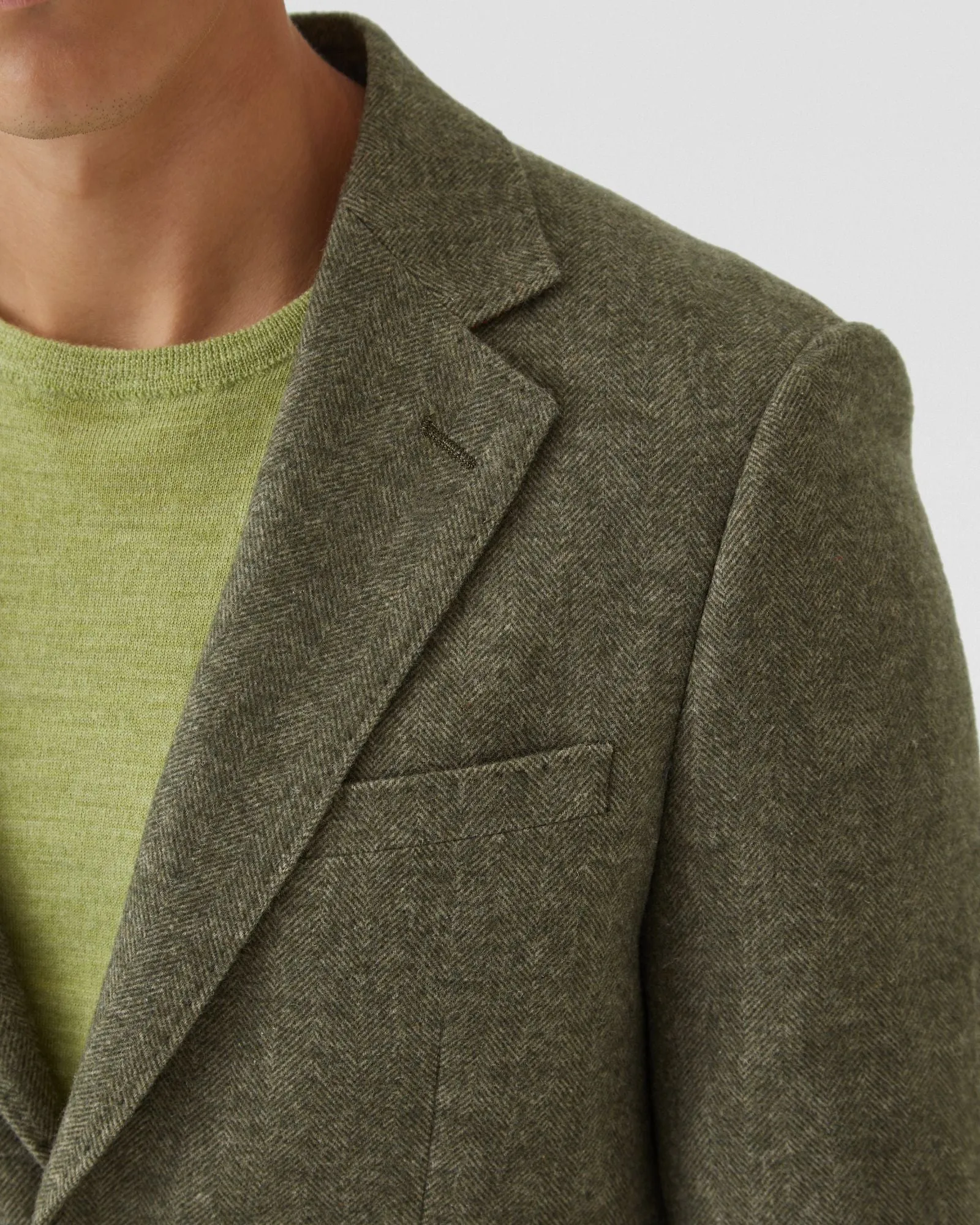 Blake Wool Herringbone Blazer