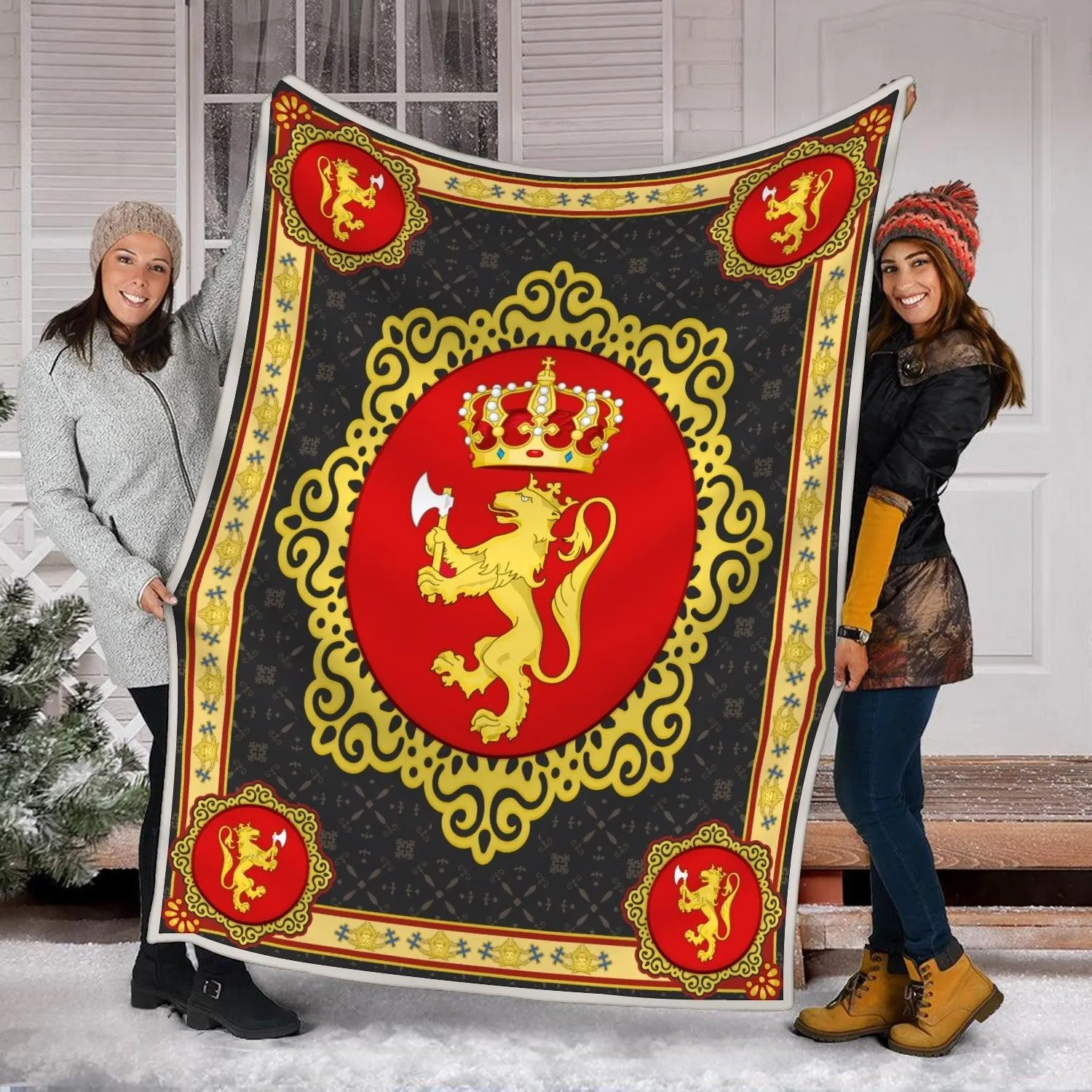 Blanket Coat Of Arms Of Norway