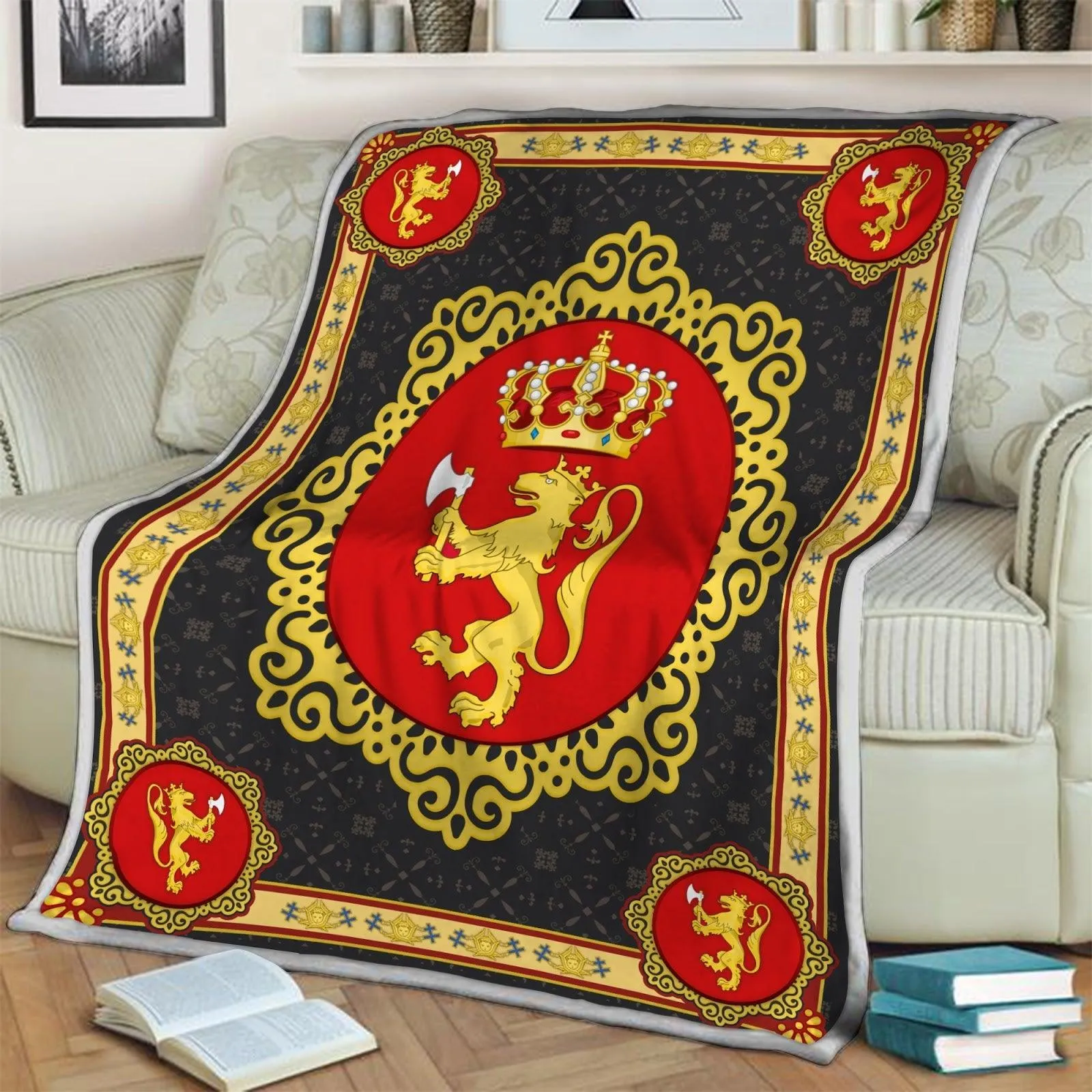 Blanket Coat Of Arms Of Norway