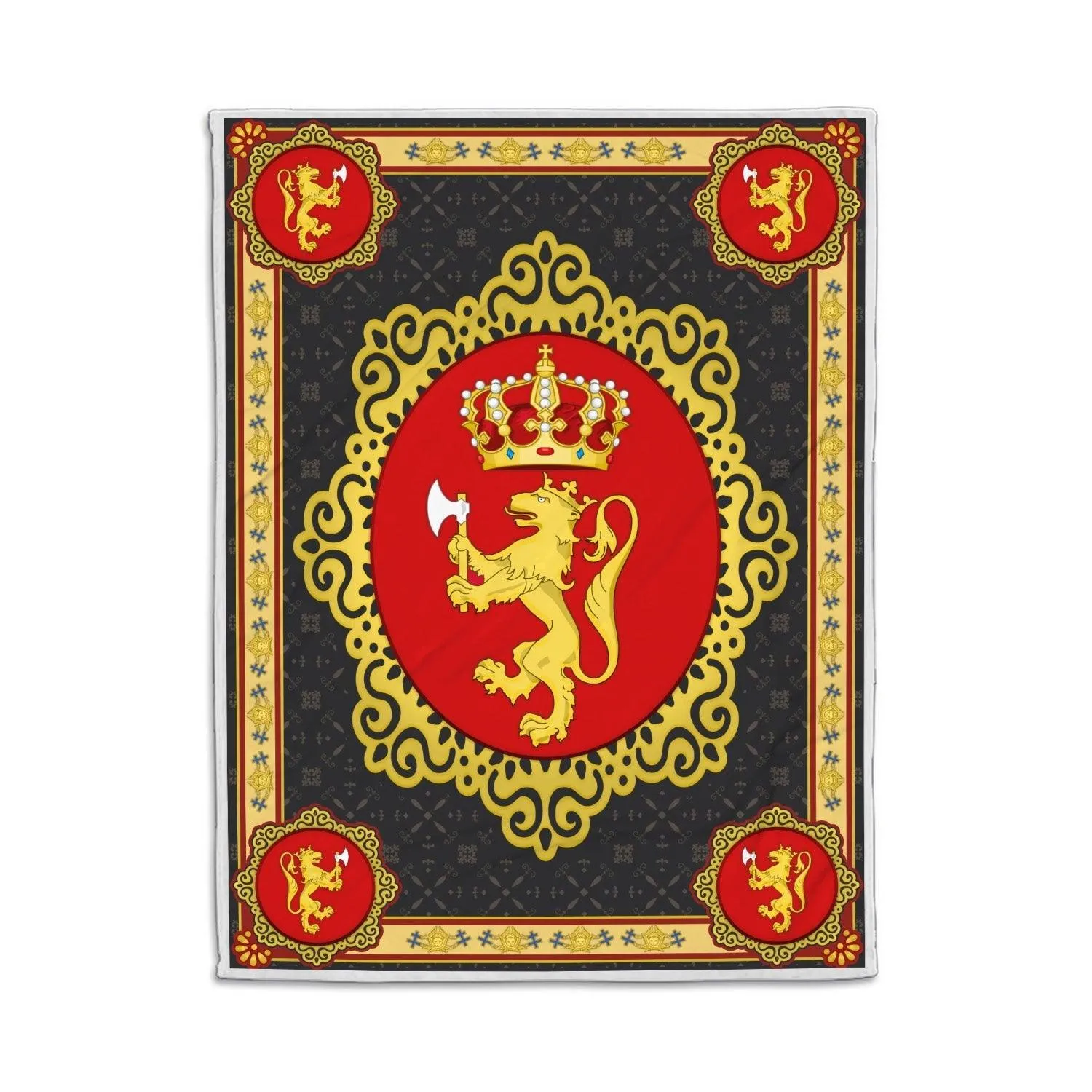 Blanket Coat Of Arms Of Norway