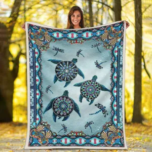 Blanket Haiwaii Turtle