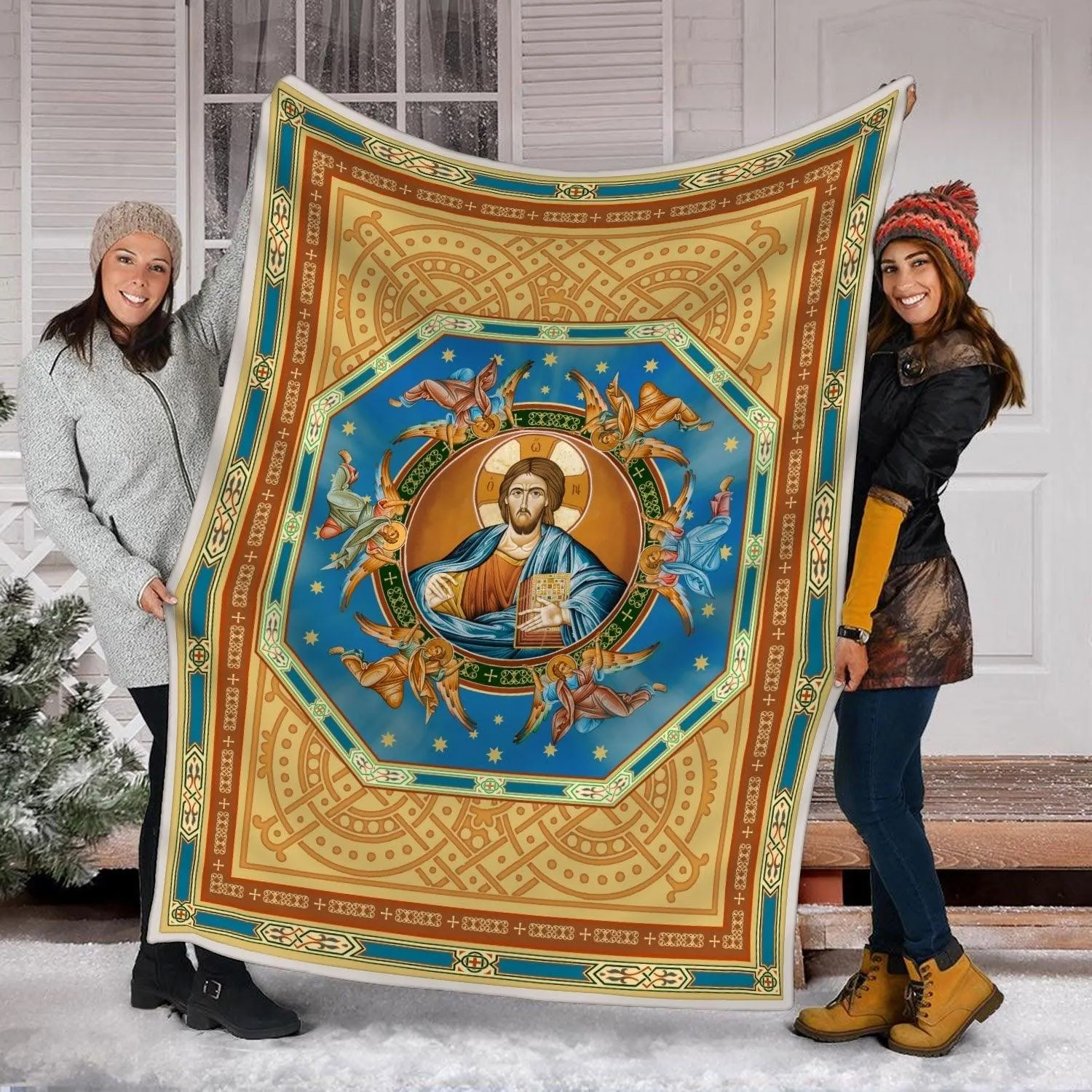 Blanket Jesus Christ Eastern Orthodox