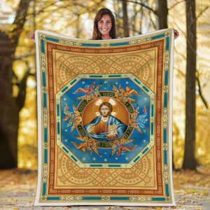 Blanket Jesus Christ Eastern Orthodox
