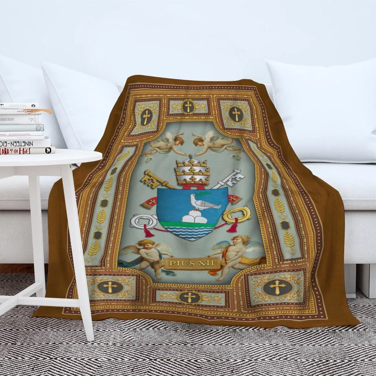 Blanket Pope Pius XII Coat Of Arms