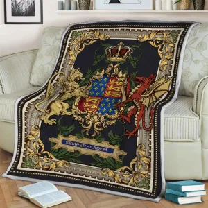 Blanket Queen Elizabeth I Coat of Arms