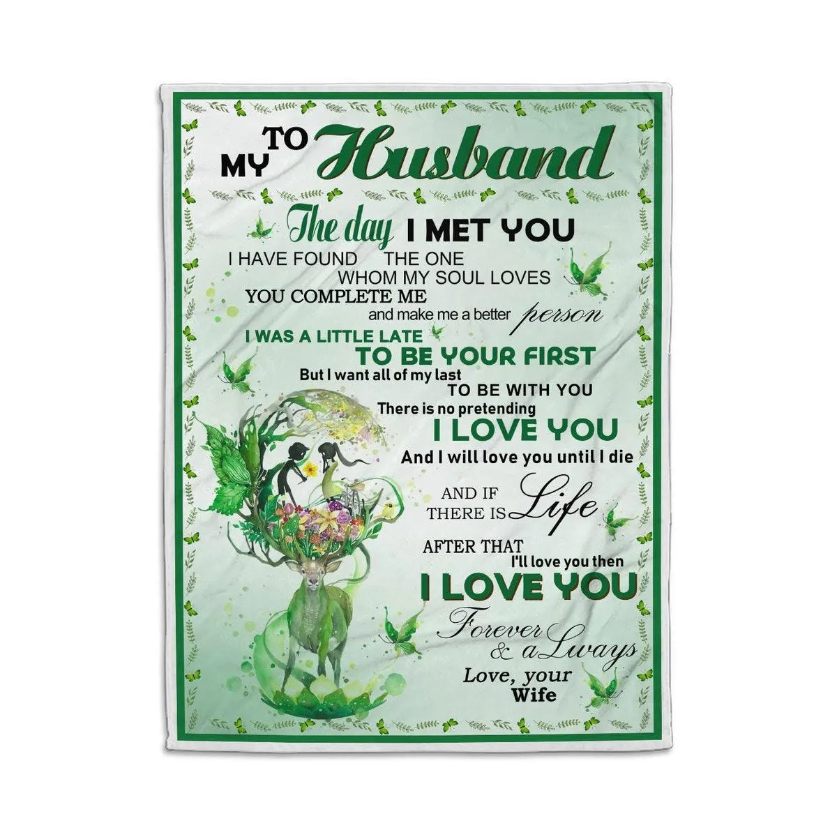 Blanket To My Husband