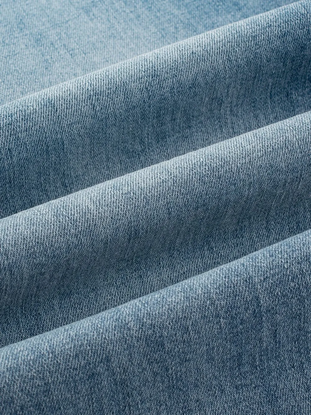 Blue Dusk Loose Leg High Waist Denim Jeans with Multi Buttons