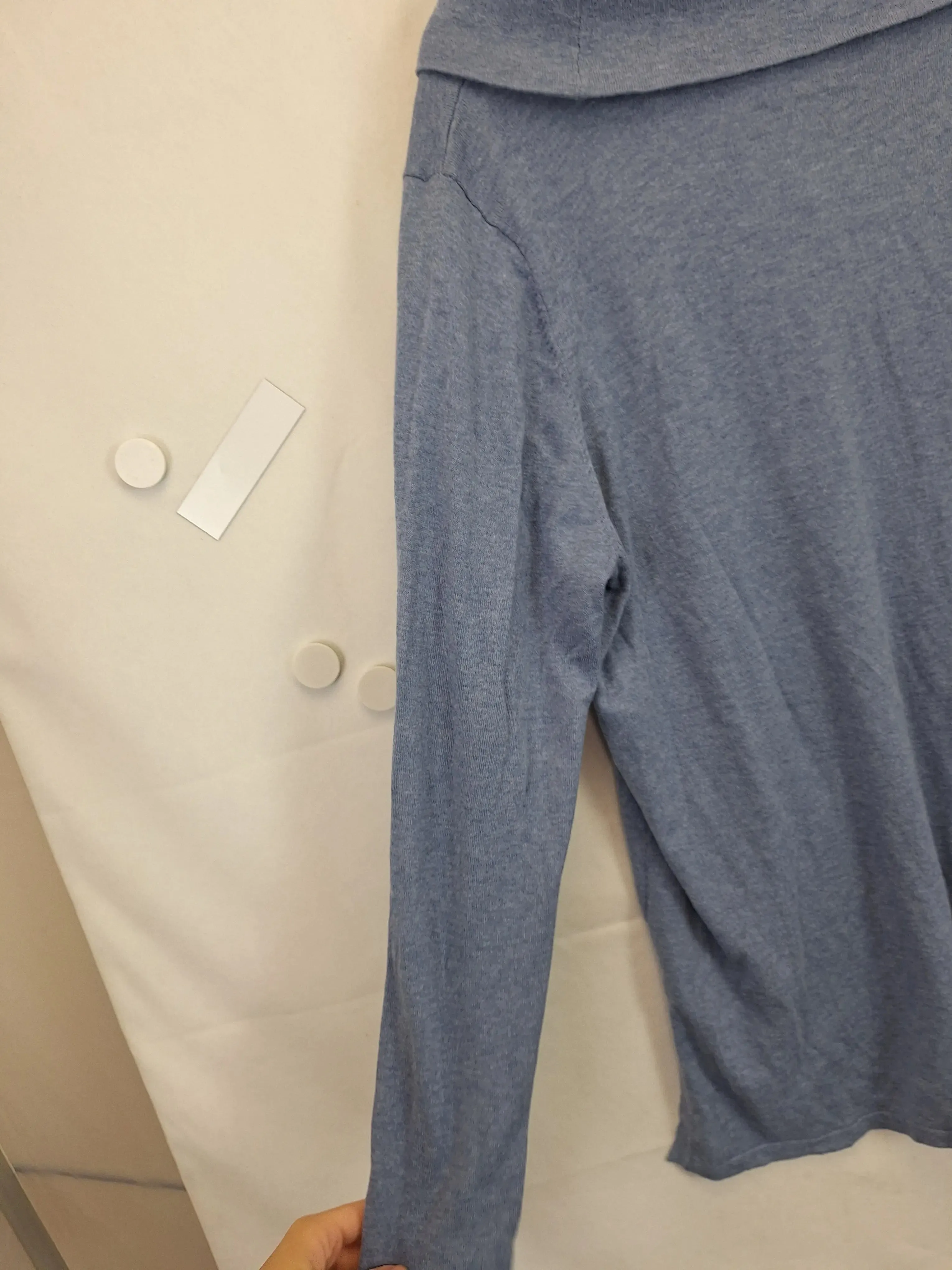 Blue Illusion Classic Roll Neck Knit Jumper Size 20
