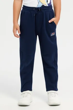 Boys Navy Track Pants