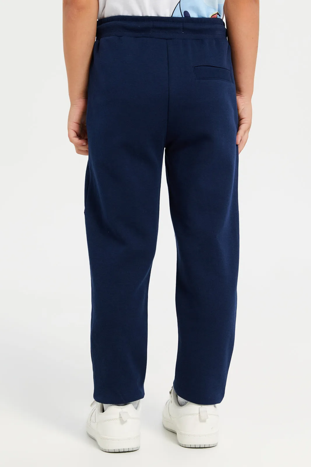 Boys Navy Track Pants