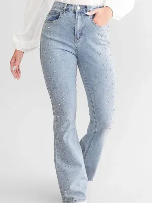 Brigida – Rhinestone embellished – Boot cut flared jeans