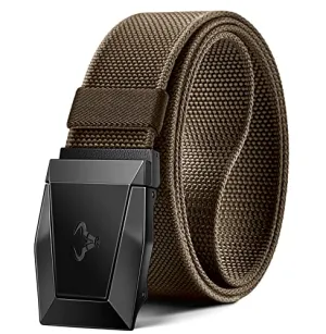 BULLIANT Tactical Belt for Men, Military Hiking Rigger Nylon Web Work Belt 1.5" with Heavy Duty Quick Release Buckle