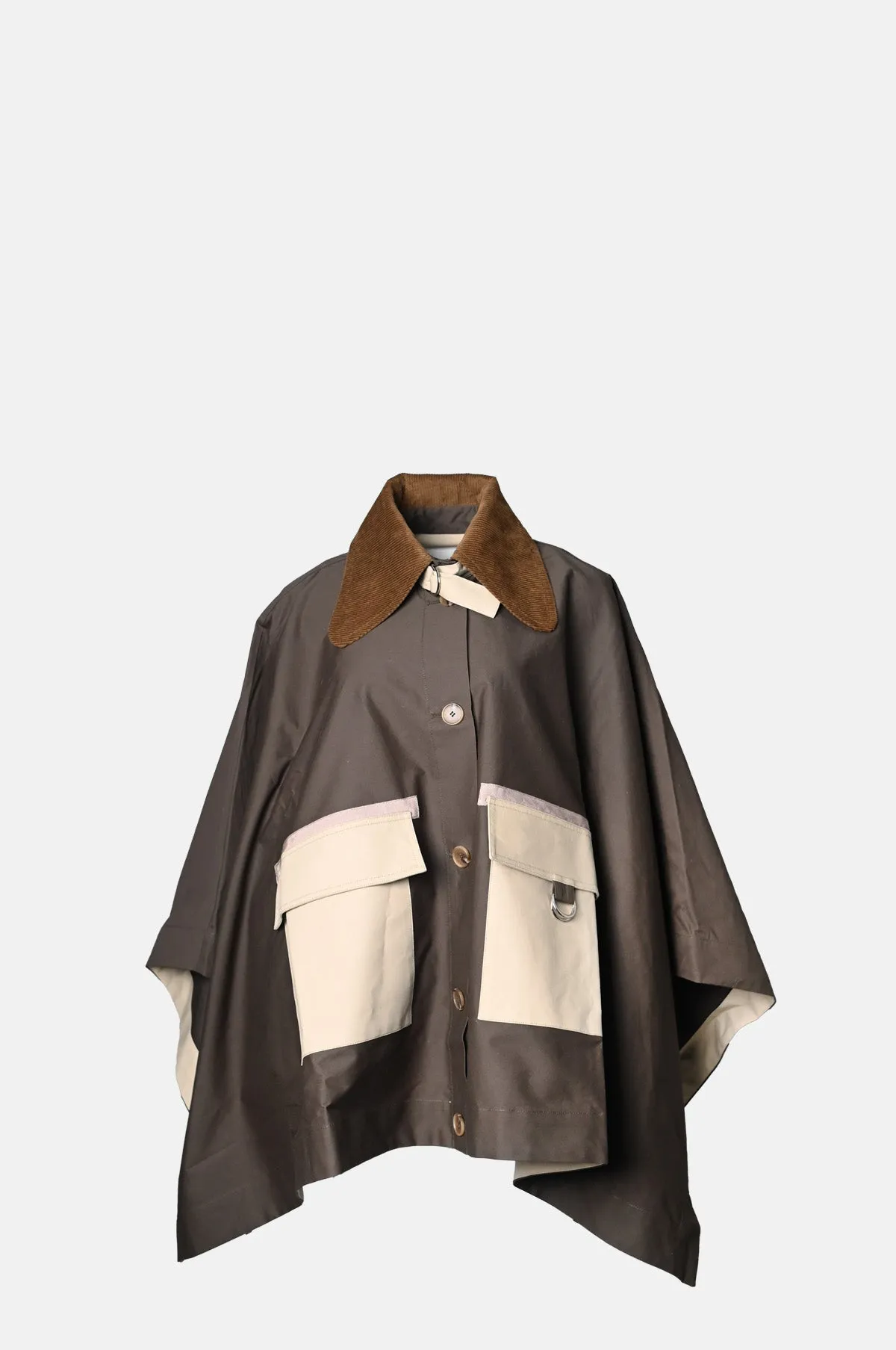 Carolina Chino Poncho Army