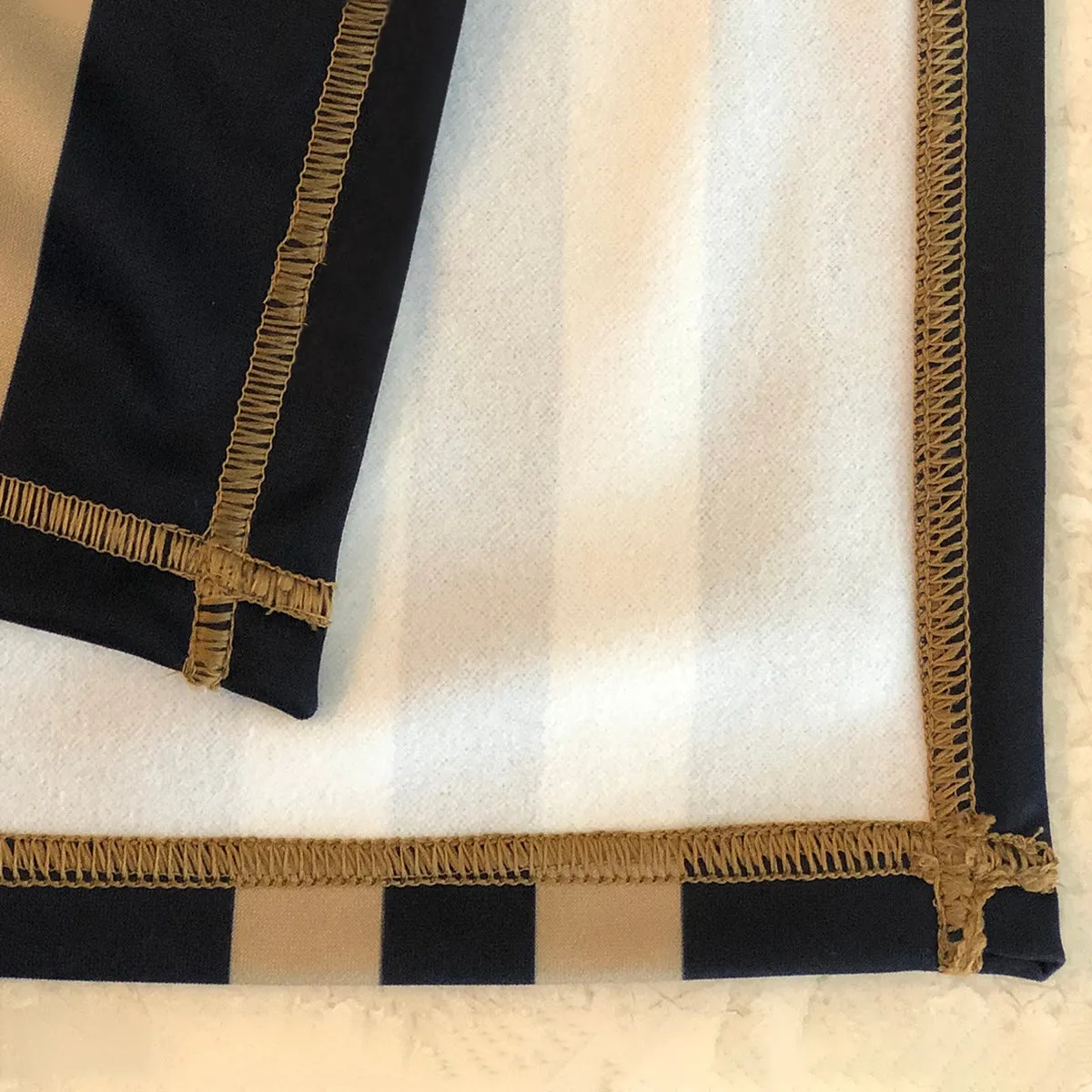 Charleston Cougars Game Day Soft Premium Black Throw Blanket 40 x 58 Logo and Stripes by Vive La Fete