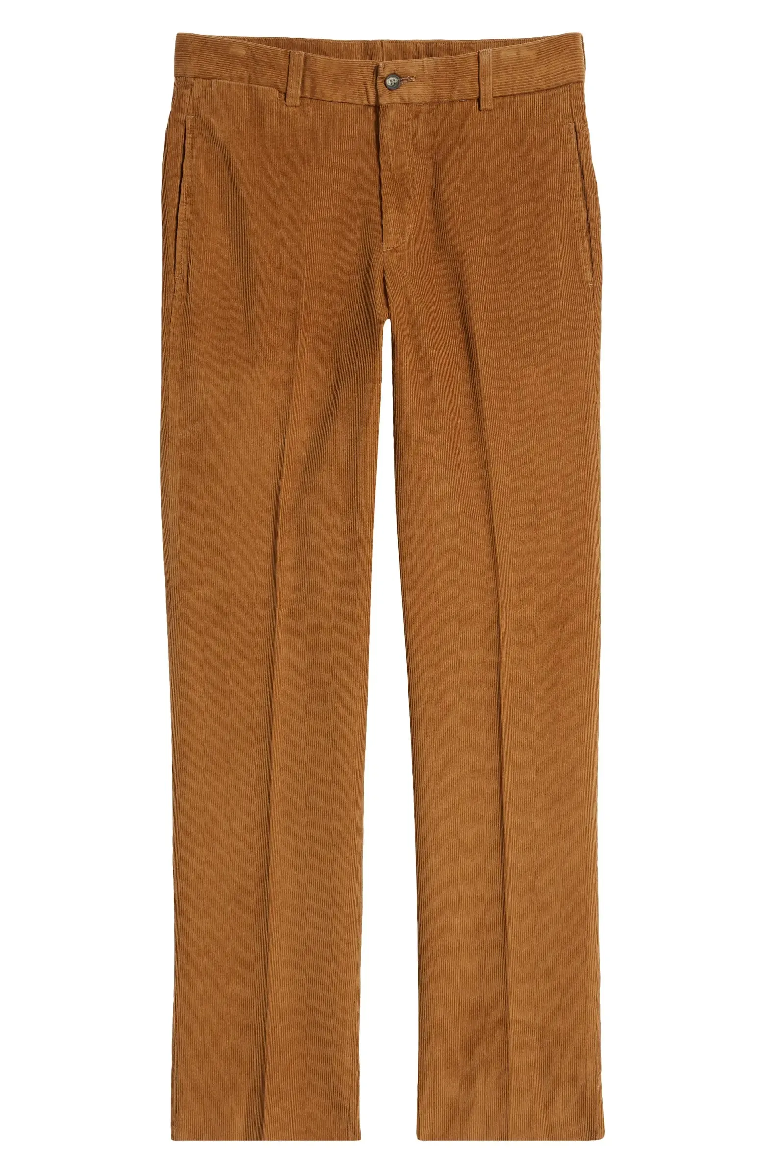 Charleston Khaki - Cotton Corduroy Chino Pant - Tobacco