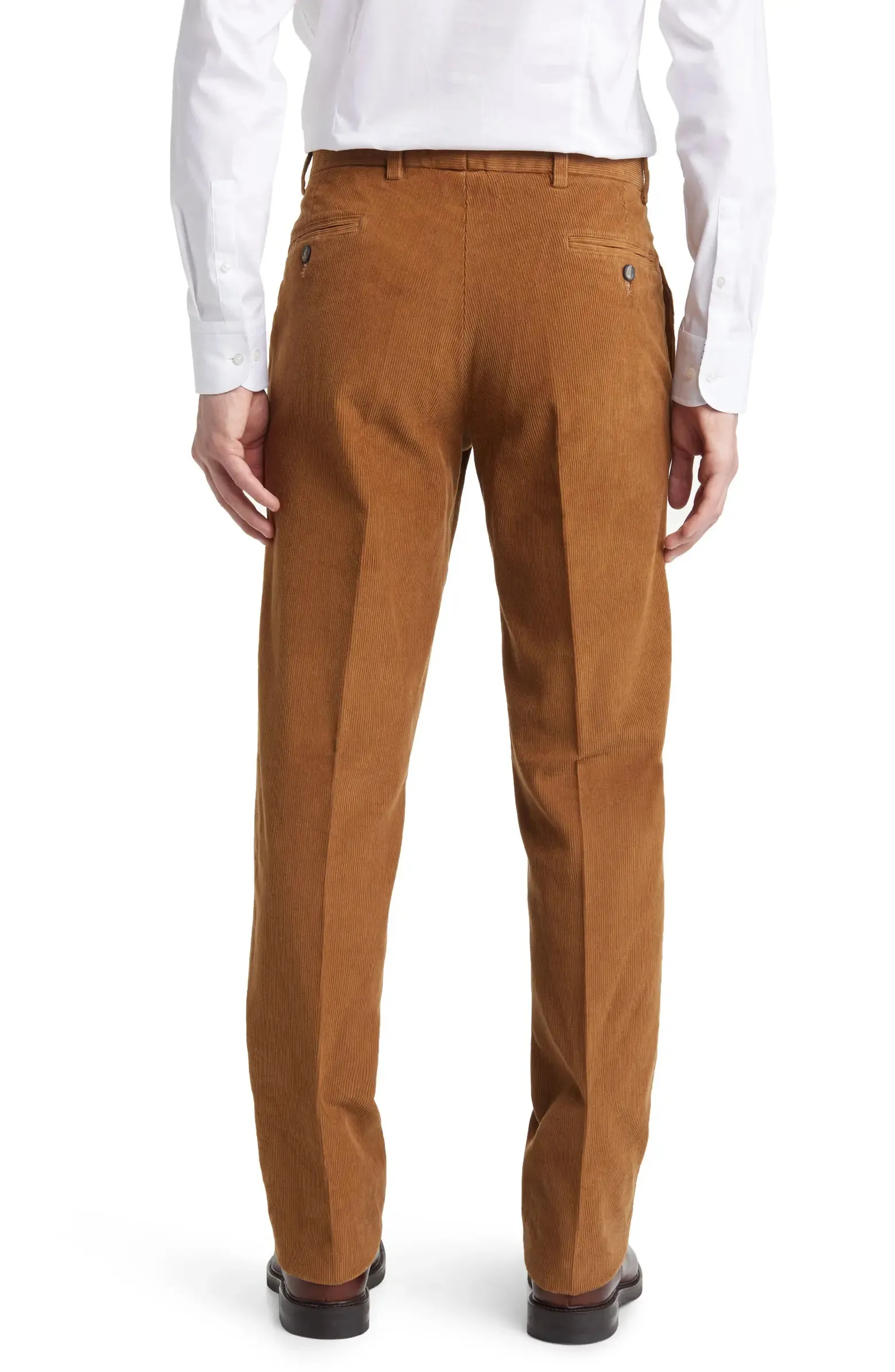 Charleston Khaki - Cotton Corduroy Chino Pant - Tobacco