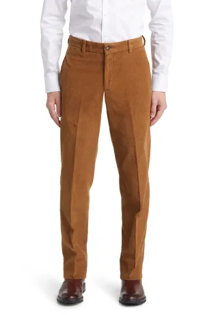 Charleston Khaki - Cotton Corduroy Chino Pant - Tobacco