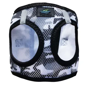 Choke-Free Mesh Harness | Gray Camo