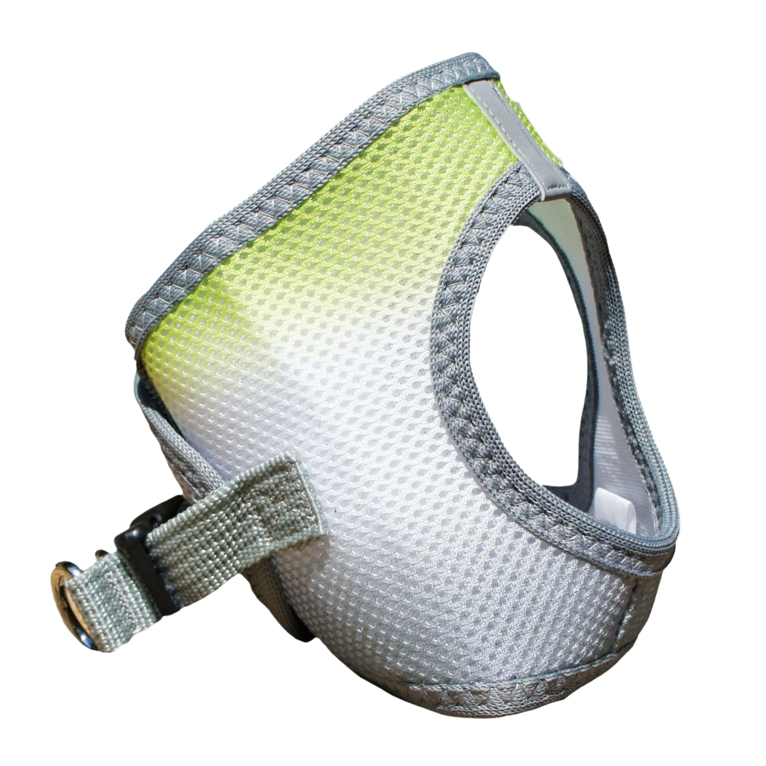 Choke-Free Mesh Harness | Ombre Limestone Gray