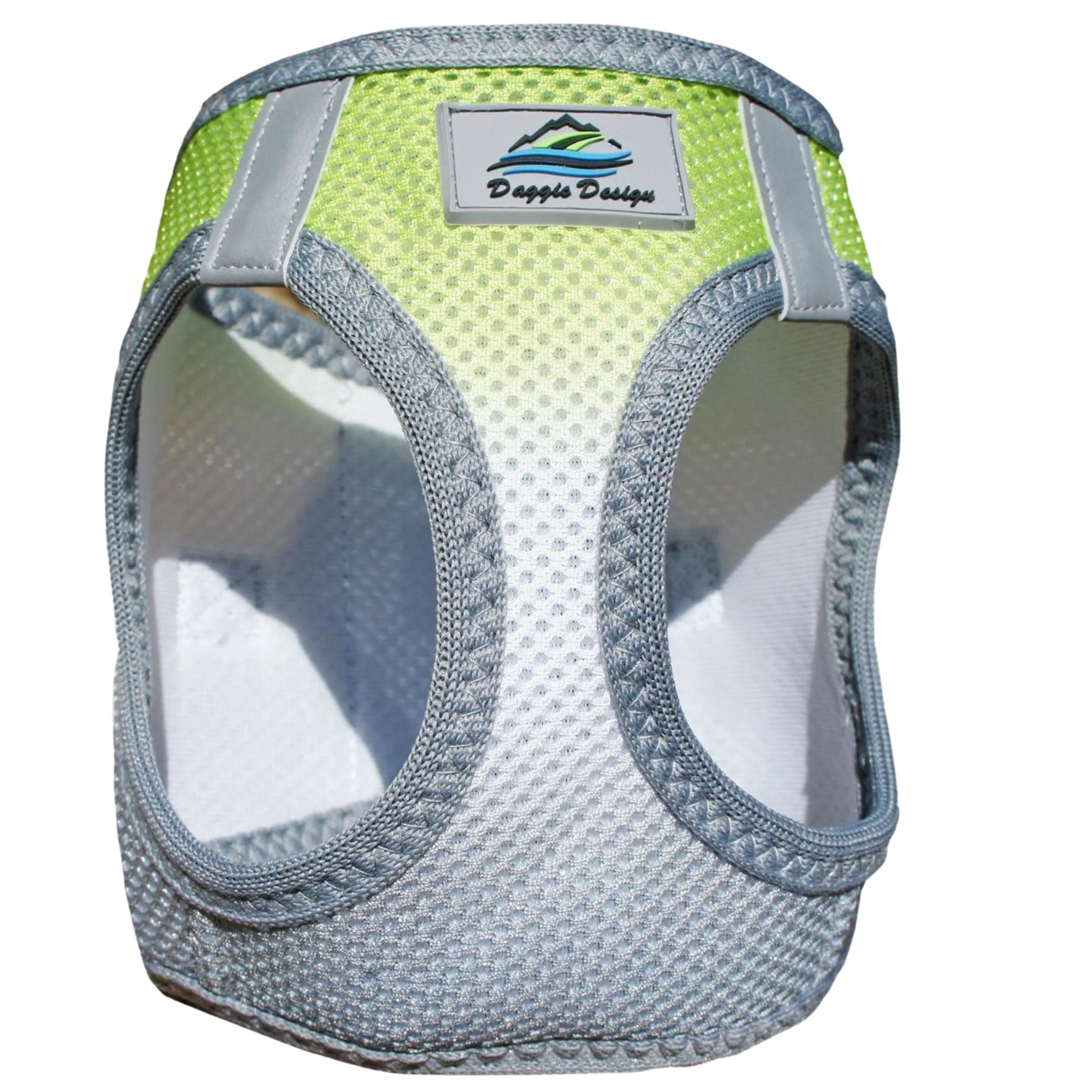 Choke-Free Mesh Harness | Ombre Limestone Gray