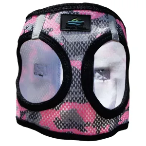 Choke-Free Mesh Harness | Pink Camo