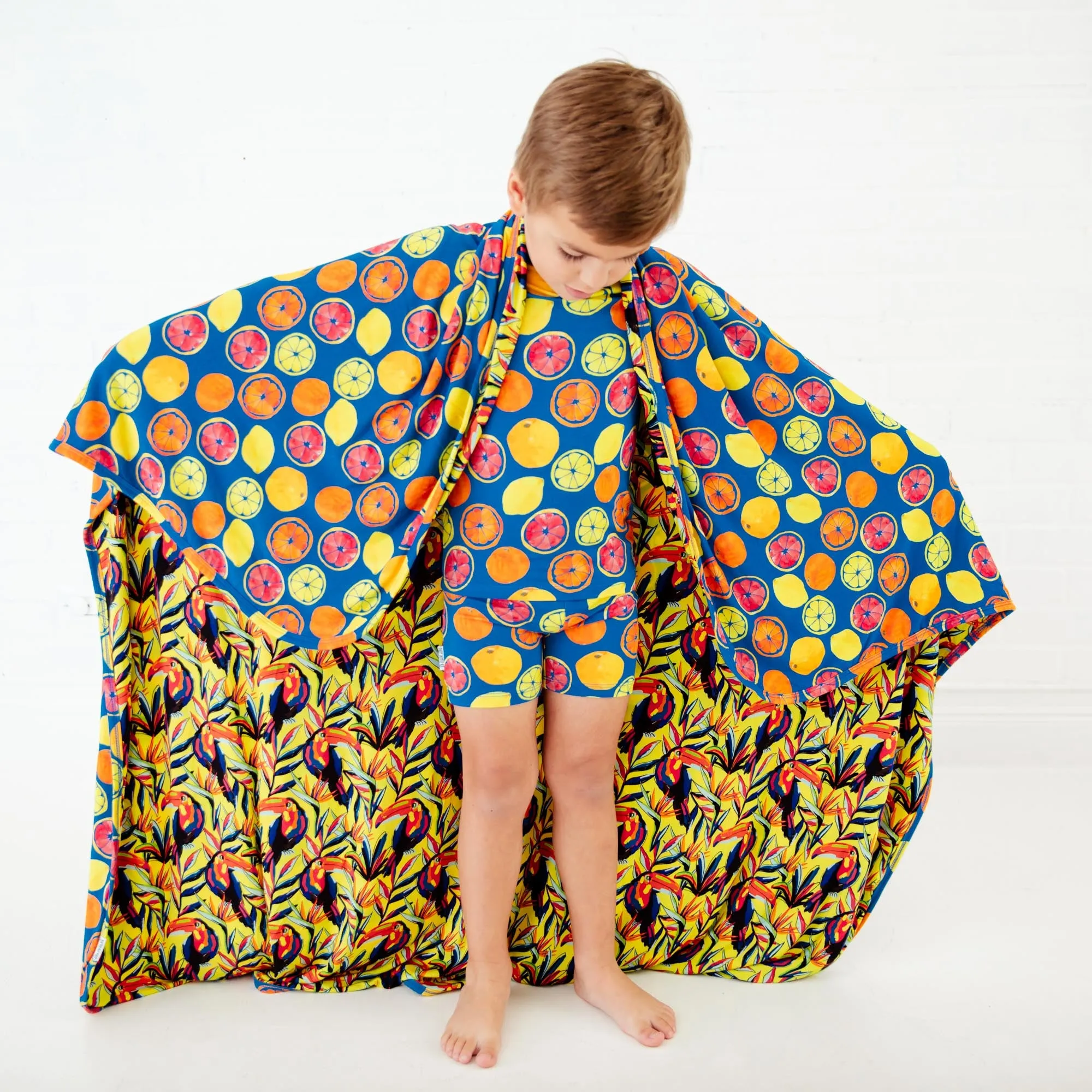 Citrus Got Real Reversible Blanket