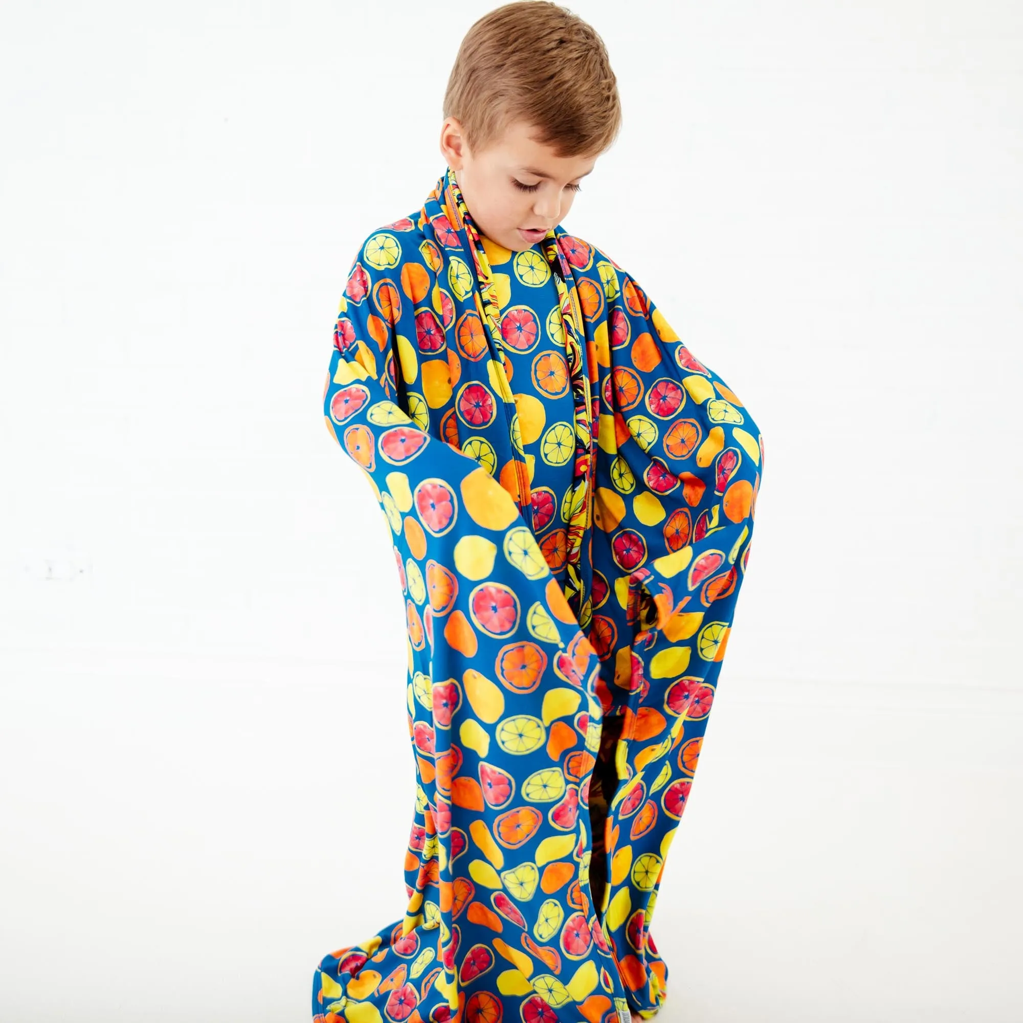 Citrus Got Real Reversible Blanket