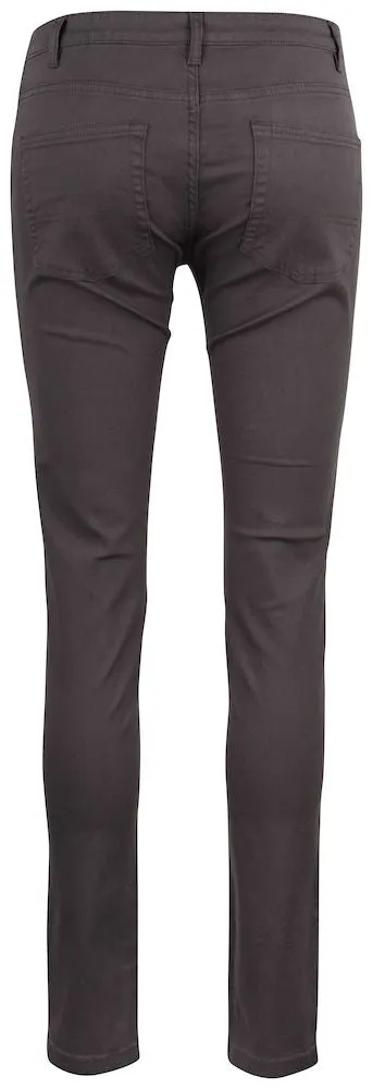 Clique 5-Pocket Ladies Stretch Trousers | Twill Cotton | 3 Colours | S-3XL