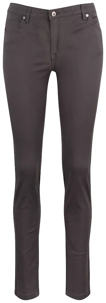 Clique 5-Pocket Ladies Stretch Trousers | Twill Cotton | 3 Colours | S-3XL