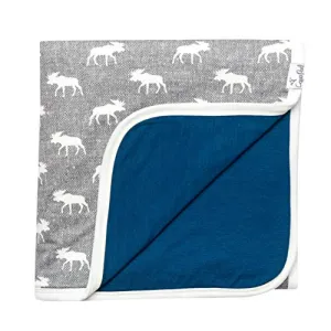 Copper Pearl Large Premium Knit Baby 3 Layer Stretchy Quilt Blanket for Boys"Scout", 10.6 Ounces
