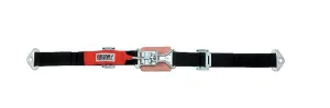 Crow QA 2" Latch & Link 52" Lap Belt - Black