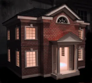 Custom Brick Mansion Dog House