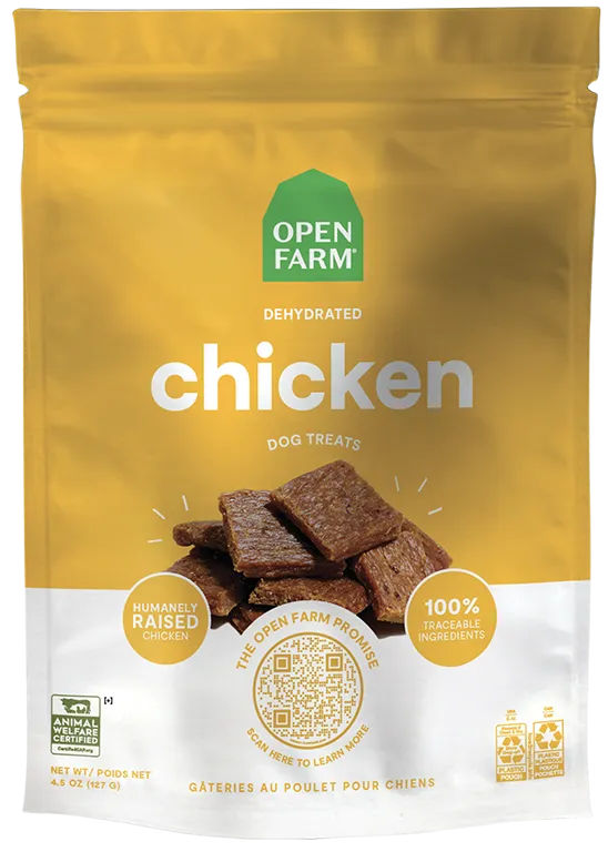 Dehydrated Chicken Dog Treats - 4.5oz