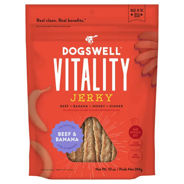 DOGSWELL® Vitality Jerky Treats, Beef