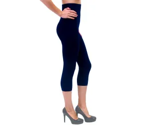 Elietian CRPLEG-NV NAVY Crop Regular Fit One Size Legging